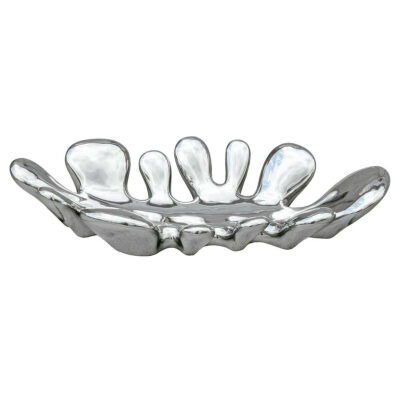 Splash Dish Chrome Ceramic