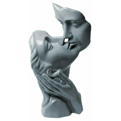 Lovers Kissing Ceramic Bust