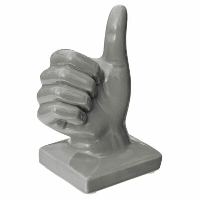 Thumbs Up Ceramic Grey