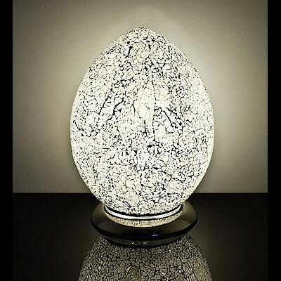 Mosaic discount egg lamp