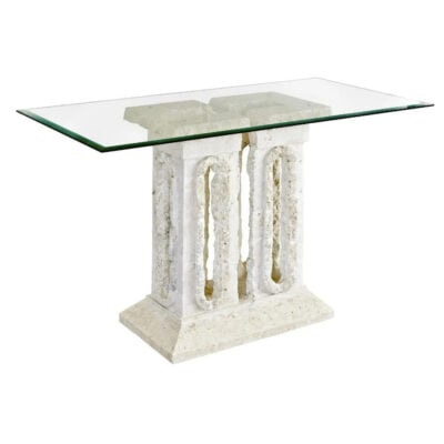 Mactan Stone Tower Console Table
