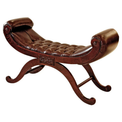 Winchester Mahogany Luxury Curved Chaise