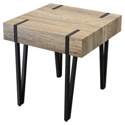 Canyon Wood Effect Lamp Table