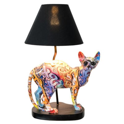 Graffiti Cat Lamp