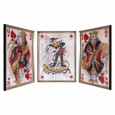 King Queen Joker Playing Card Wall Art