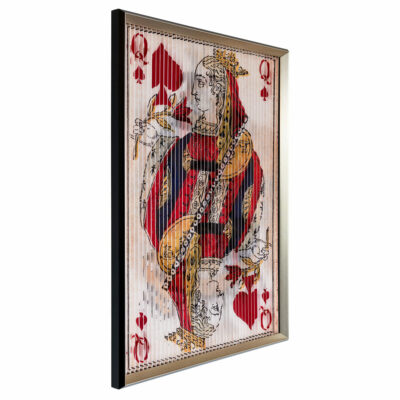 King Queen Joker Playing Card Wall Art - Left View