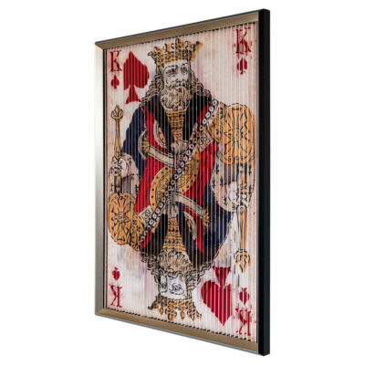 King Queen Joker Playing Card Wall Art - Right View