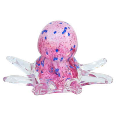 Glass Pink Octopus Back