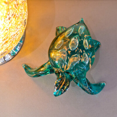 Venetian Glass Turtle Shell Detail