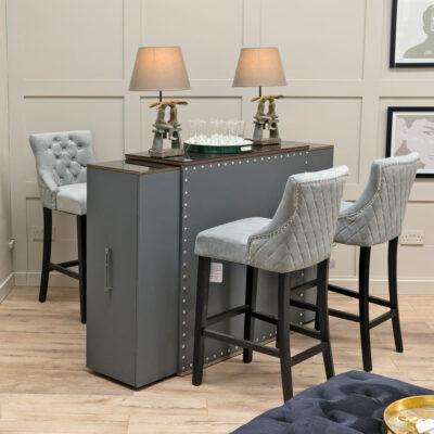 Alabama Grey Breakfast Bar in our showroom