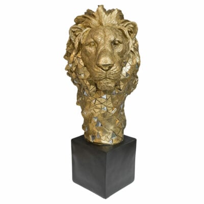 Gold Lion Bust
