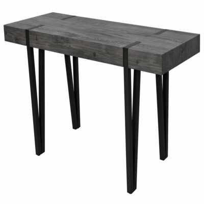 Grey Wood Effect Console Table