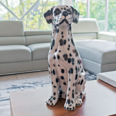 Porcelain Dalmatian Statue