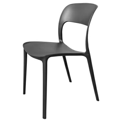 Kali Black Outdoor Stacking Chair