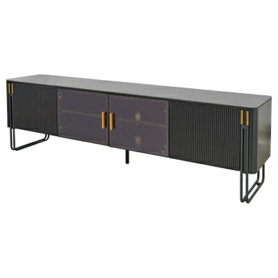 Genero Black and Gold Entertainment Unit