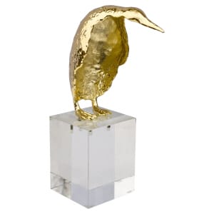 Large Gold Penguin Sculpture