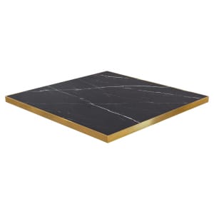 Ceramic Black Marble Square Table Top