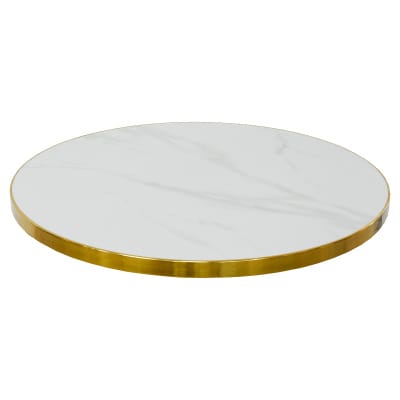 Ceramic White Marble Round Table Top