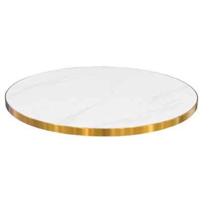 Ceramic White Marble Round Table Top