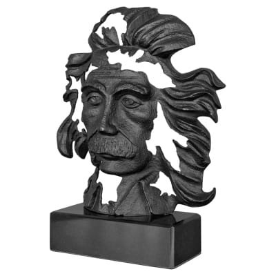 Albert Einstein Bust - Side View