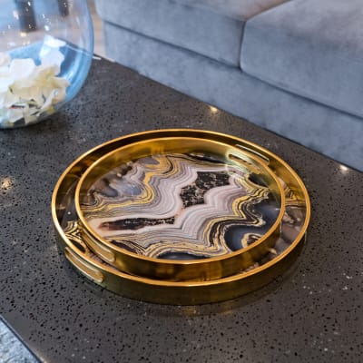 Oyster Serving Tray Set in our Showroom