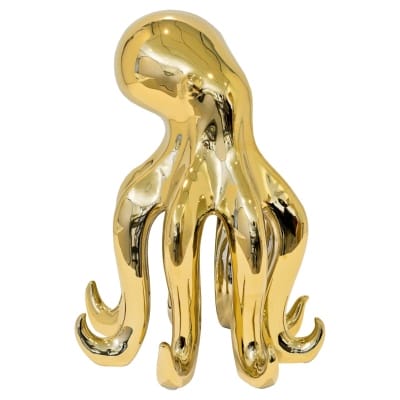 Ceramic Gold Octopus