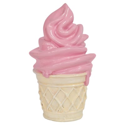 Whipped Dream Strawberry Ice Cream Cone Sculpture