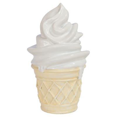 Whipped Dream Vanilla Ice Cream Cone Sculpture