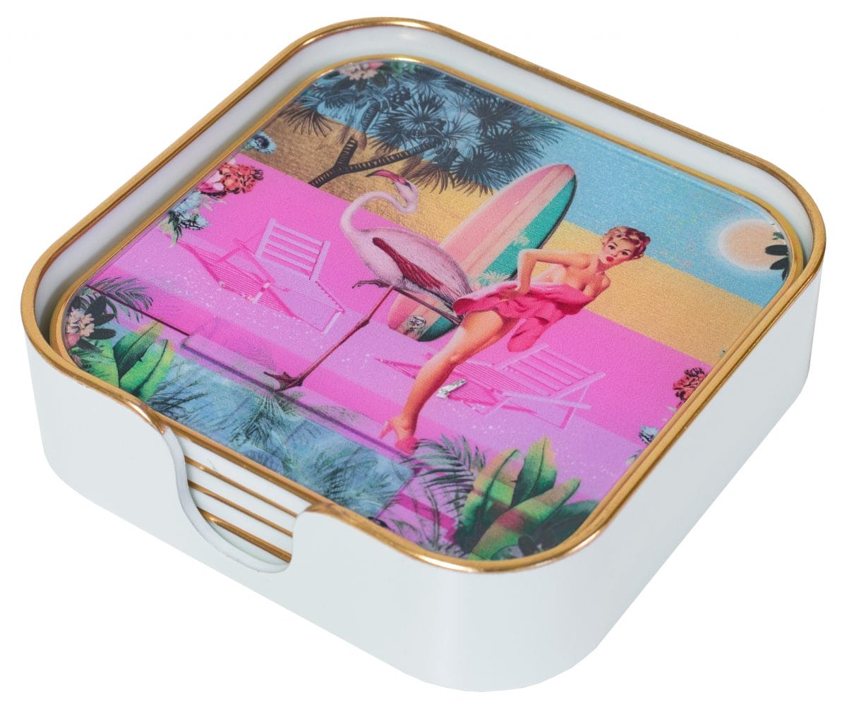 Myrtle and Mary Barbie Coasters